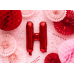 Foil Balloon Letter ''H'', 35cm, red