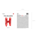 Foil Balloon Letter ''H'', 35cm, red