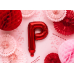 Foil Balloon Letter ''P'', 35cm, red