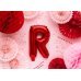 Foil Balloon Letter ''R'', 35cm, red