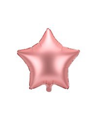 Foil balloon Star, 48cm, rose gold