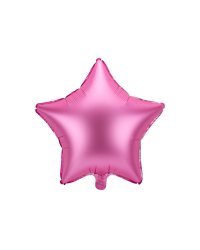 Foil balloon Star, 48cm, pink