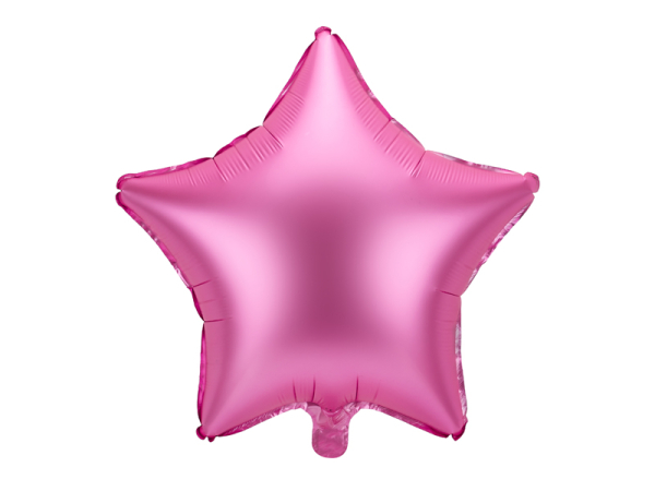 Foil balloon Star, 48cm, pink