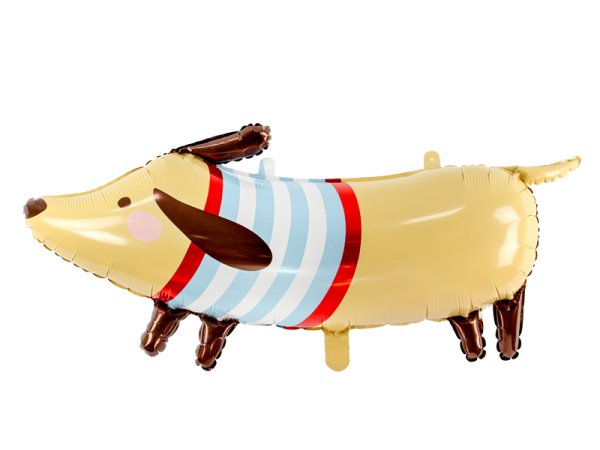 Foil balloon Dachshund, 90x40cm, mix