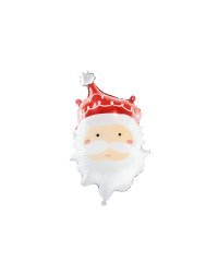 Foil balloon Santa, 37x60cm, mix