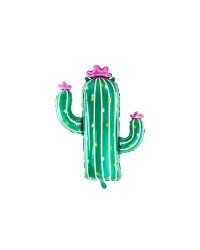 Foil balloon Cactus, 60x82cm, mix