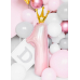 Foil Balloon Number ''1'', 30x90cm, light pink