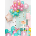 Foil balloon Happy Birthday, 40cm, light powder pink