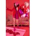 Foil Balloon Heart, 45cm, dark pink