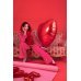 Foil Balloon Heart, 45cm, red