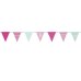 First birthday Paper Garland, pink and mint, 1.35m