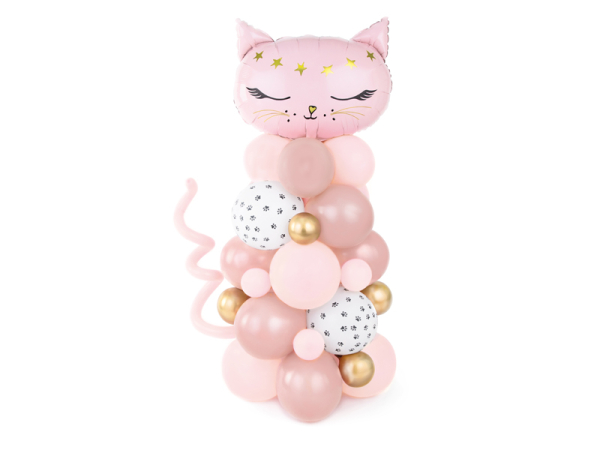 Balloon bouquet Cat, pink, 83x140cm