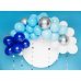 Balloon garland - blue, 200cm (1 pkt / 60 pc.)