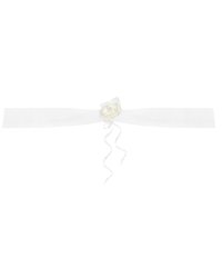 Organza garlands, white, 1.8m (1 pkt / 2 pc.)