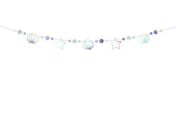 Garland Mermaid, iridescent, 1.65m