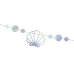 Garland Mermaid, iridescent, 1.65m