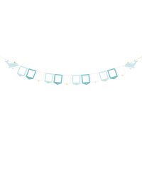 Photo frame garland - Whale, 10.5x15 cm, mix