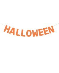 Banner Halloween, 2.5 m, orange