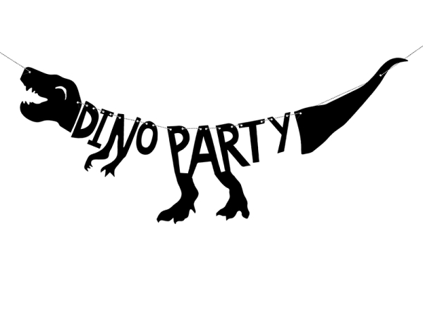 Banner Dinosaurs - Dino Party, 20x90 cm