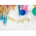 Banner Happy Birthday, gold, 16.5x62cm