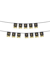 Banner Happy New Year, 135x16,5 cm