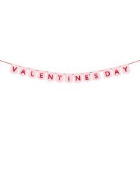 Banner Valentines Day, 150x13 cm, mix