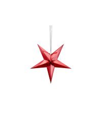 Paper star, 30cm, red