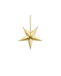 Paper star, 30cm, gold