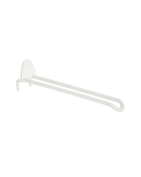 Stand hooks, white, 15cm (1 pkt / 5 pc.)