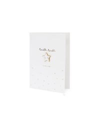 Card with enamel pin Star, 10.5x14.8cm