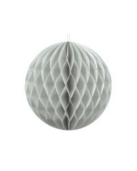 Honeycomb Ball, light grey, 10cm