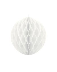 Honeycomb Ball, white, 20cm