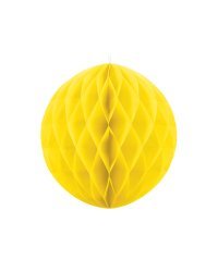 Honeycomb Ball, yellow, 20cm