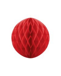 Honeycomb Ball, red, 30cm