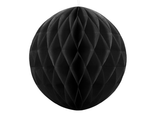 Honeycomb Ball, black, 40cm