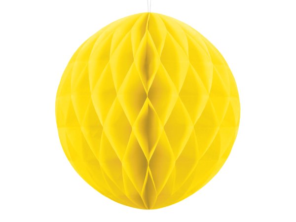 Honeycomb Ball, yellow, 40cm