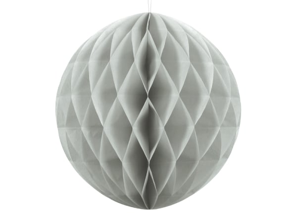 Honeycomb Ball, light grey, 40cm