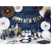 Photo props Let's Celebrate, mix, gold (1 pkt / 8 pc.)