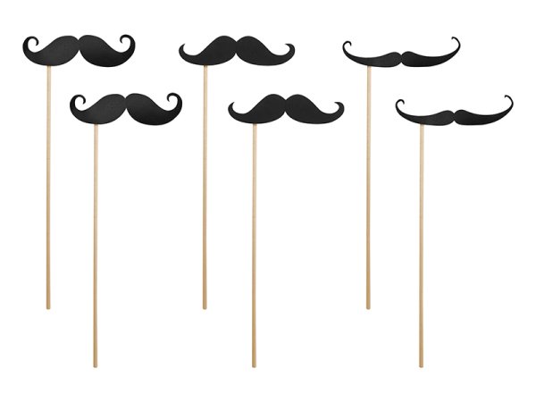 Props Moustache (1 pkt / 6 pc.)