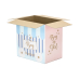 Balloons box - Boy or Girl, 60x40x60cm (1 pkt / 5 pc.)