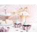 Cupcake toppers Love, gold, 13cm (1 pkt / 6 pc.)