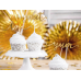 Cupcake toppers Love, gold, 13cm (1 pkt / 6 pc.)