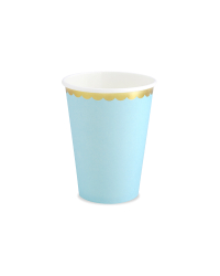 Cups, light blue, 220ml (1 pkt / 6 pc.)