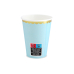 Cups, light blue, 220ml (1 pkt / 6 pc.)