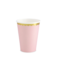 Cups, light pink, 220ml (1 pkt / 6 pc.)