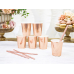 Paper cups, rose gold, 220ml (1 pkt / 6 pc.)