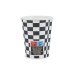 Cups Checkered flag, 220 ml, mix (1 pkt / 6 pc.)