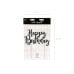 Cake topper Happy Birthday, black, 22.5cm