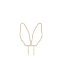Wooden topper Bunny Ears, 20 cm