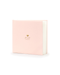 Guest Book For sweet memories, 20.5x20.5cm, powder pink, 22 pages